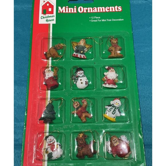Christmas House Miniature Ornament Collection - Picture 2 of 6